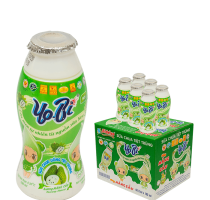 Sữa chua uống tiệt tr&ugrave;ng hương m&atilde;ng cầu Yobi