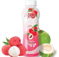 Nước Vải Thạch Dừa A-Dew Chai 450ml