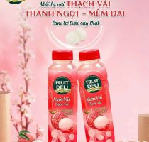 Nước tr&aacute;i vải Thạch vải deli