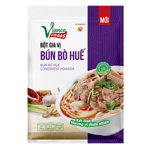 Bột Gia Vị B&uacute;n B&ograve; Huế ViancoFoods 18gr