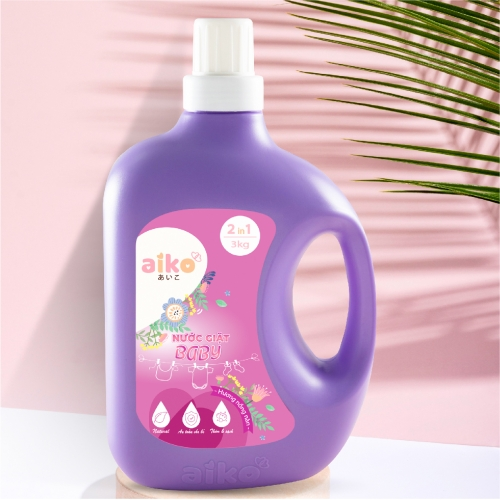 Nước giặt baby Aiko 2in1
