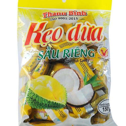 Kẹo dừa Thanh B&igrave;nh t&uacute;i 150g