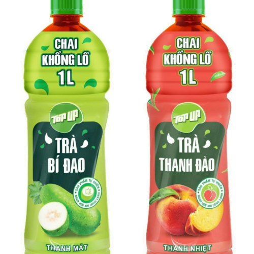 Tr&agrave; b&iacute; đao, tr&agrave; thanh đ&agrave;o Top-up 1L