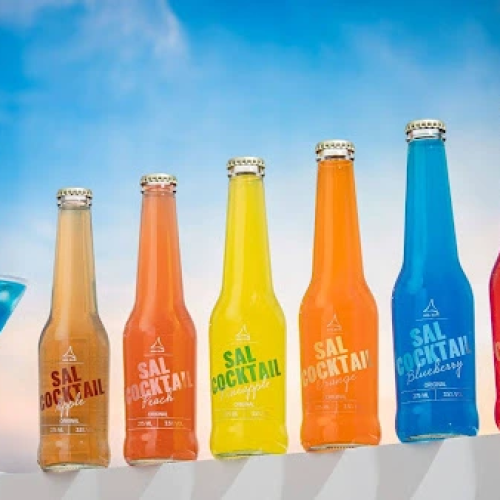 SAL COCKTAIL Mix 6 Vị Hoa Quả - Th&ugrave;ng 6 Chai 265ml 