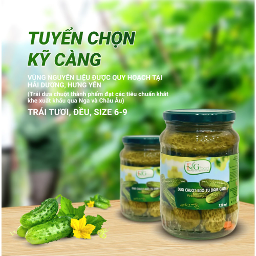 Dưa chuột bao tử dầm giấm