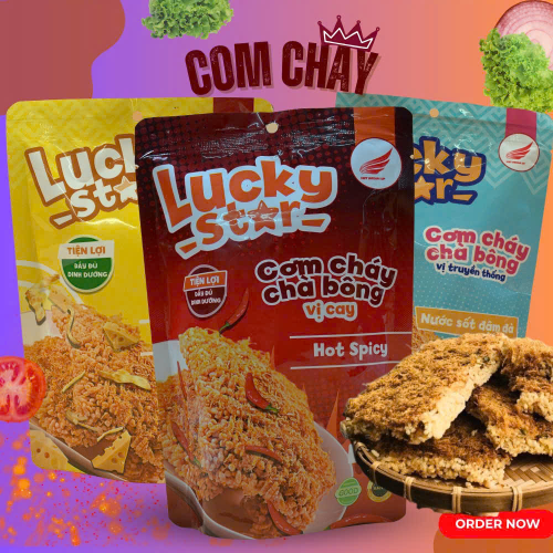 Cơm ch&aacute;y ch&agrave; b&ocirc;ng Lucky