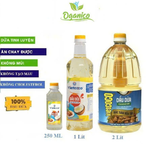 Dầu dừa nguy&ecirc;n chất Vietcoco