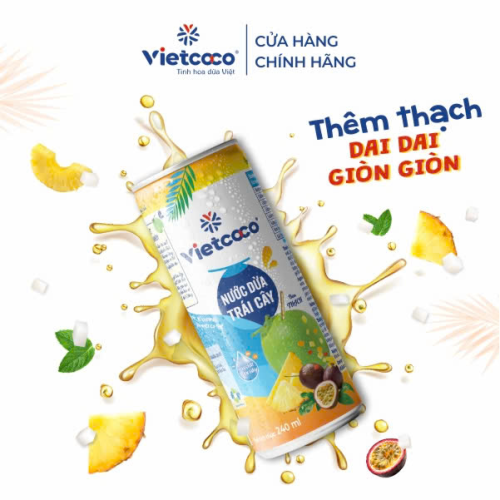 Nước dừa vị tr&aacute;i c&acirc;y