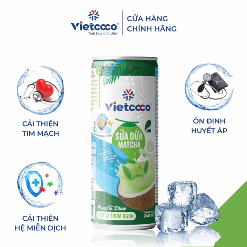Sữa dừa vị Matcha