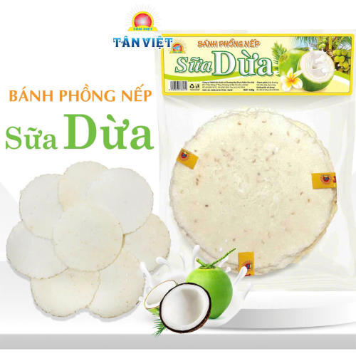 B&aacute;nh Phồng Nếp Sữa Dừa