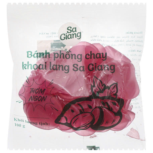 B&aacute;nh phồng chay Khoai Lang