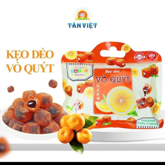 Kẹo dẻo vỏ qu&yacute;t TAIYO