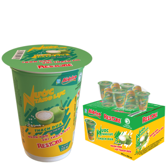 Nước tăng lực thạch dừa Restore