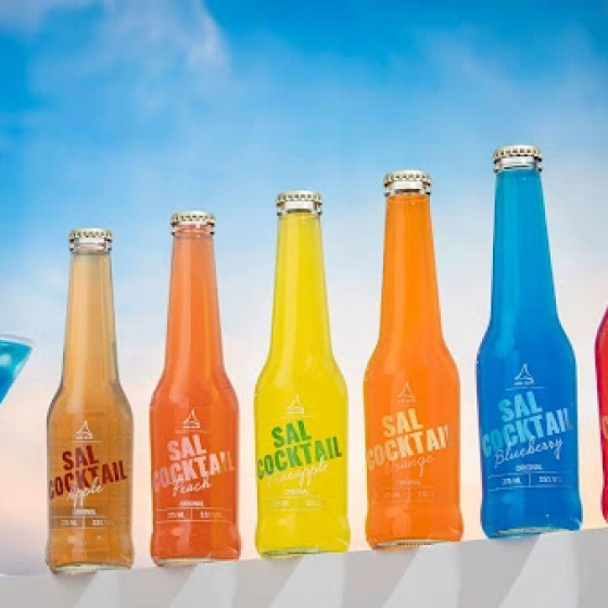 SAL COCKTAIL Mix 6 Vị Hoa Quả - Th&ugrave;ng 6 Chai 265ml 