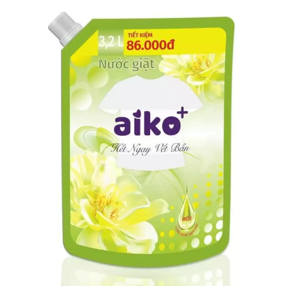 Nước giặt AIKO t&uacute;i lớn 3.2L