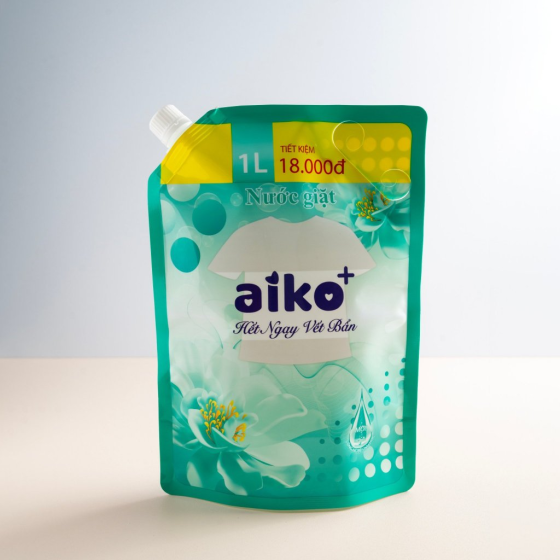 T&uacute;i Nước Giặt Xả Aiko Plus 1L