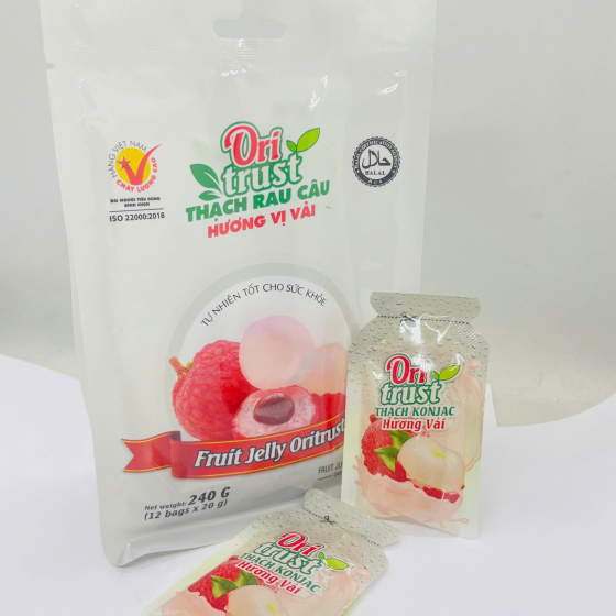 Thạch rau c&acirc;u vị vải