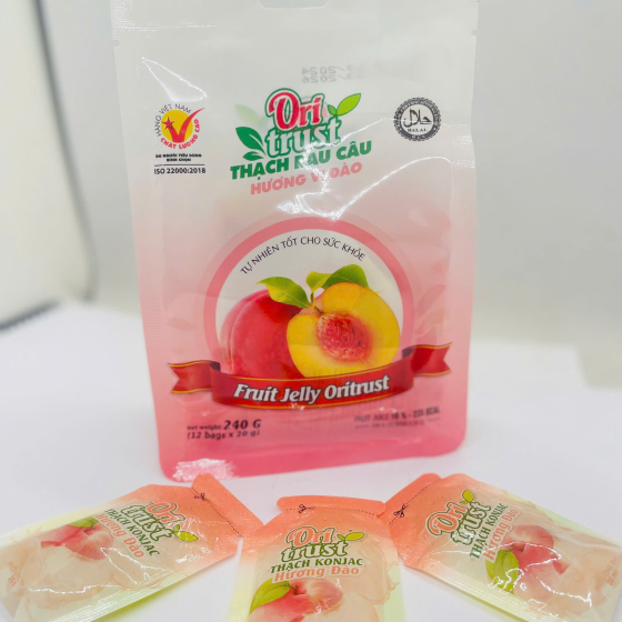 Thạch rau c&acirc;u vị Đ&agrave;o