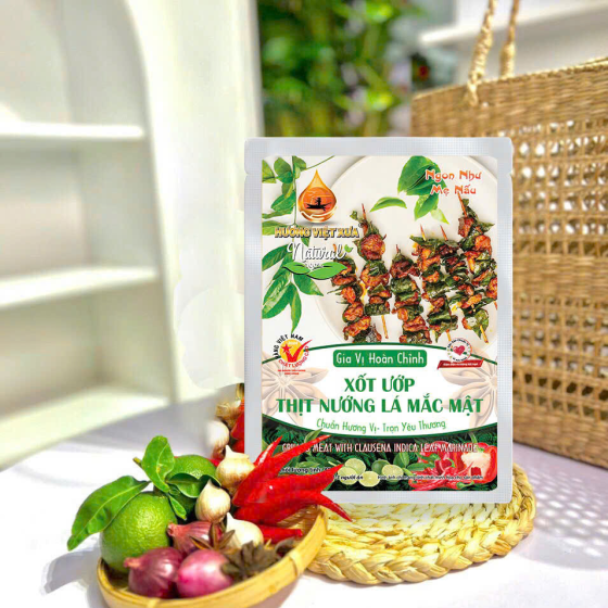 Sốt ướp thịt nướng l&aacute; mắc mật