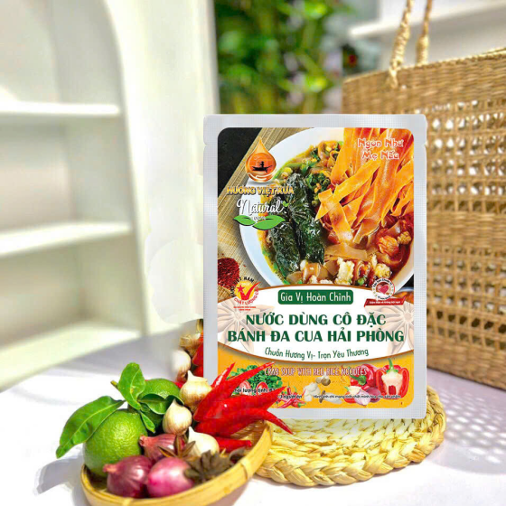 Nước d&ugrave;ng c&ocirc; đặc b&aacute;nh đa cua Hải Ph&ograve;ng