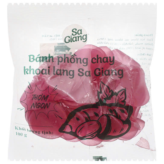 B&aacute;nh phồng chay Khoai Lang